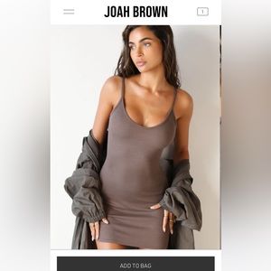Joah brown xs/s dress. New without tags.